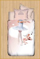 Детское постельное белье 3D (ранфорс) в коробке балерина 