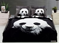 Постельное Белье Arya Сатин Печатное Семейное 160Х220 (Нав. 70Х70) Panda