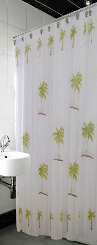 Шторы Для Ванны Arya 180X180 Palm Tree ― ПОСТЕЛЬ ЭЛИТ